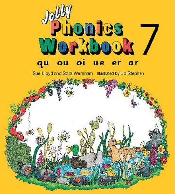 Jolly Phonics Workbook 7: in Precursive Letters (British English edition)