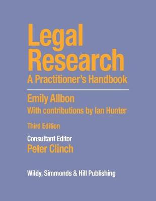 Legal Research: A Practitioner's Handbook Cover