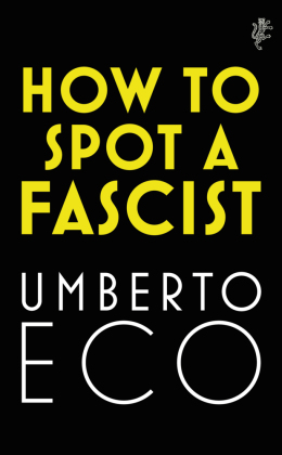 How to Spot a Fascist Cover