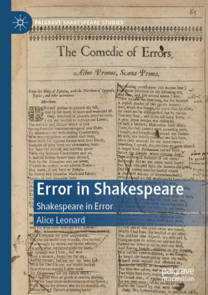 Error in Shakespeare: Shakespeare in Error