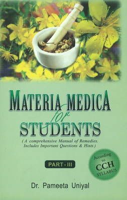 Materia Medica for Students: Part III