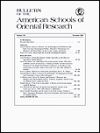 Bulletin of American Schools of Oriental Research
