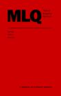 MLQ: Modern Language Quarterly