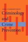 Journal of Scandinavian Studies in Criminology and Crime Prevention